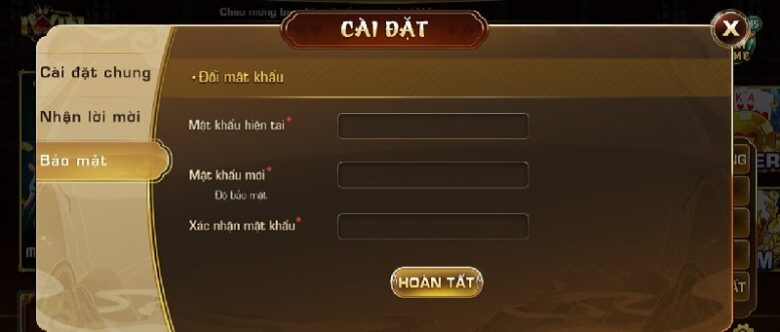 Bảo mật tài khoản tại cổng game Iwin