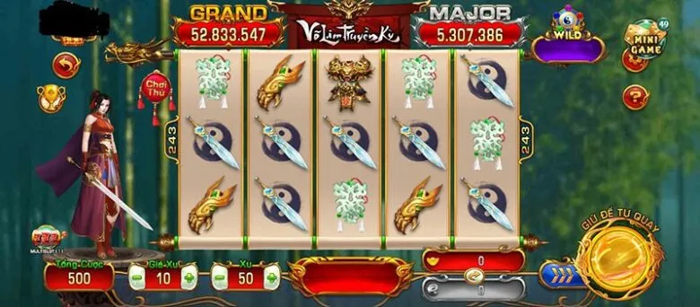 Nắm rõ những tính năng Game Slot Võ Lâm Truyền Kỳ Iwin